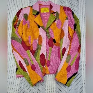 Vibrant Multicolor Women's Blazer